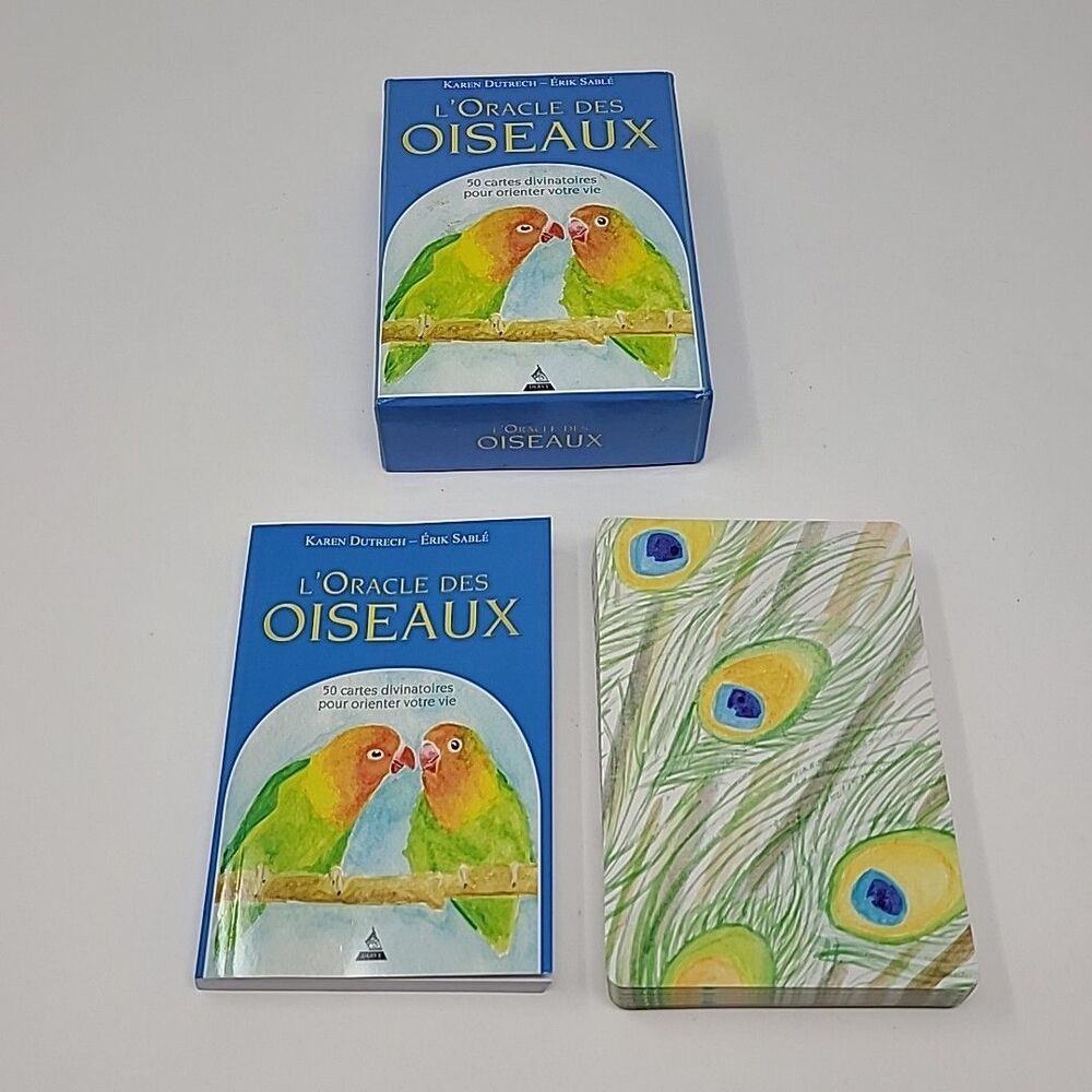 L'Oracle Des Oiseaux Karen Dutrech French Bird Oracle Cards and Book Divination